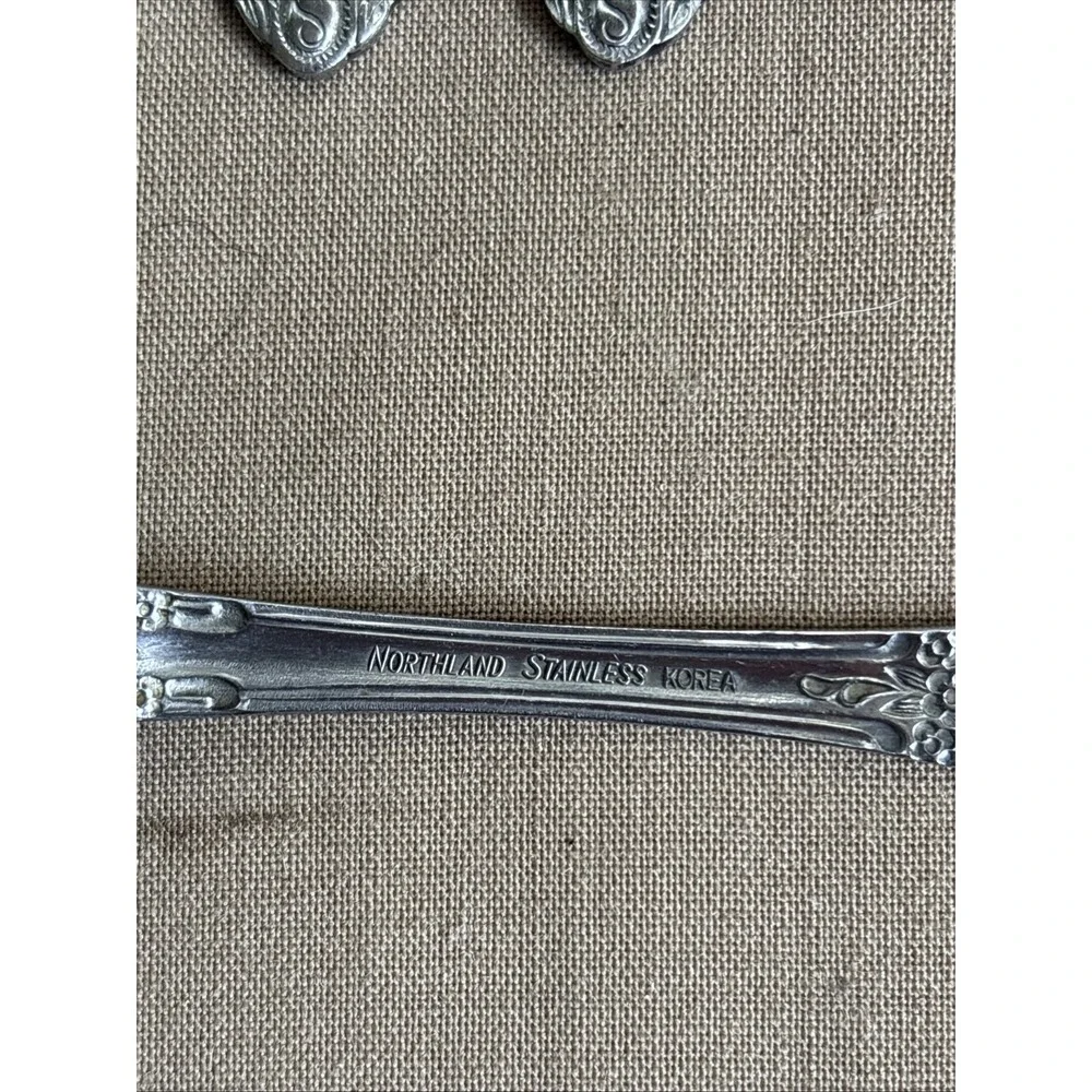 Oneida Northland Carolina Dinner Forks Set Of 6 Stainless 7 1/2